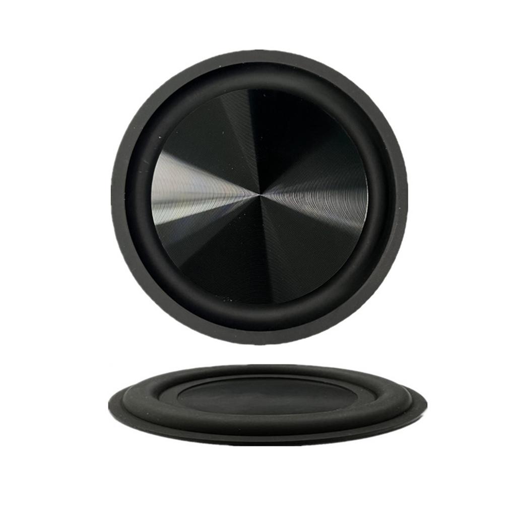 2Pcs Woofers Speaker Passive Radiator 3.54inch Rubber Edges Diaphragm Auxiliary Strengthen Bass Vibration Membranes