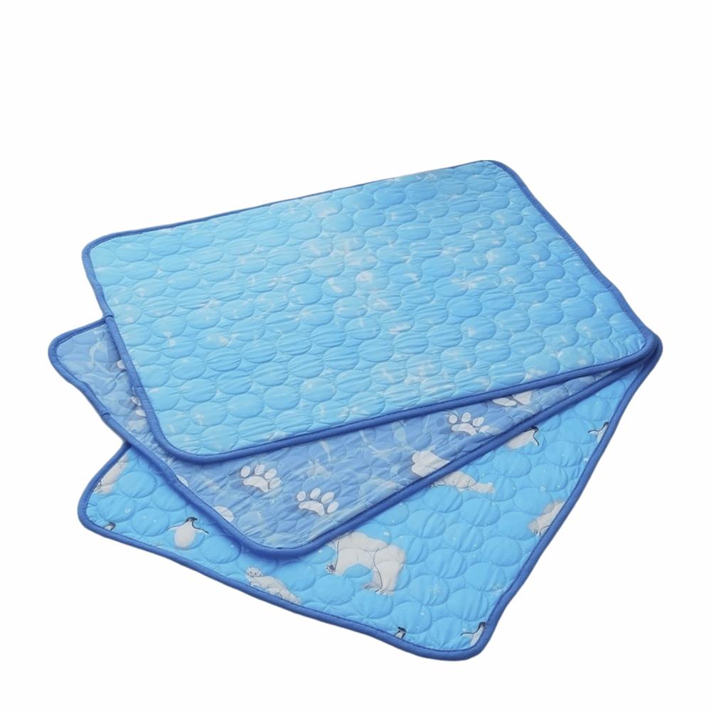 Ice Silk Summer Cooling Pad Keep Cooling Cat Dog Sleeping Mat Comfortable Pet Cooling Mat  Summer