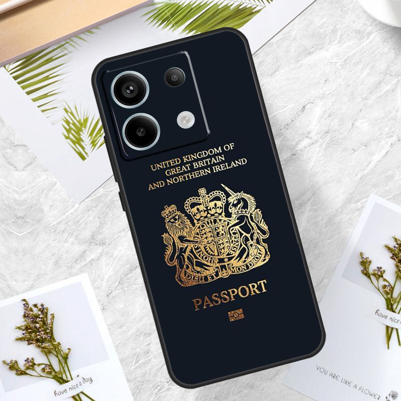 England British UK Union Jack Flag Case For Redmi Note 13 Pro Plus 12 11 10 9 Pro 9S 10S 11S 12S 10A 9C 10C 12C 13C Back Cover