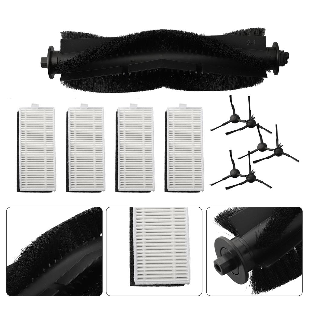 Efficient Cleaning Kit with Roller Brush Side Brushes and Filters for Cecotec For Conga 7490 Easy Maintenance Solution