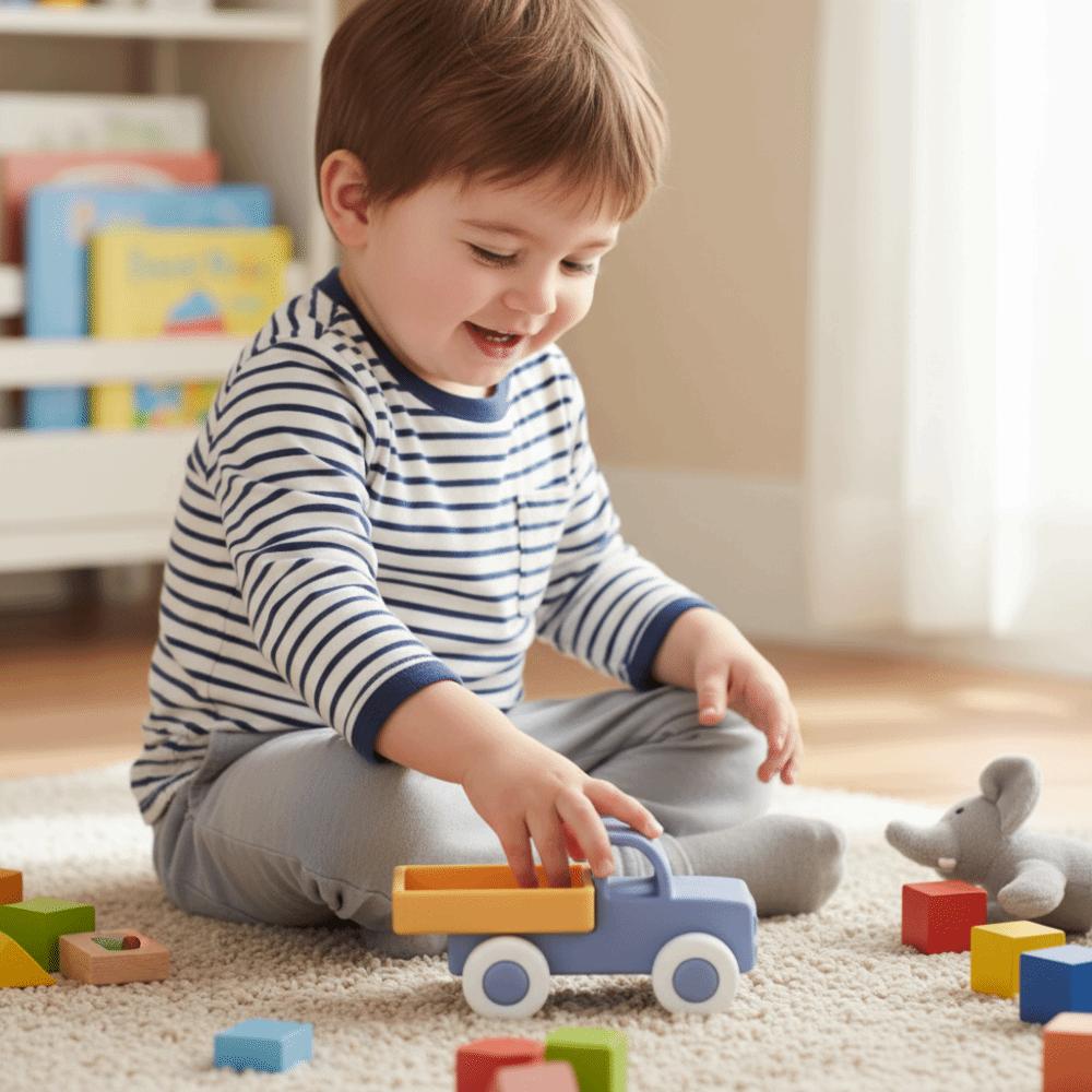 BPA-freies Silikon-Beißspielzeug Beißspielzeug Baby Silikon Auto Beißauto Kinder