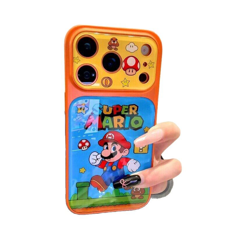 Mario Electric Phone Case for iPhone 15/16 Pro/Max - New Design for Girls