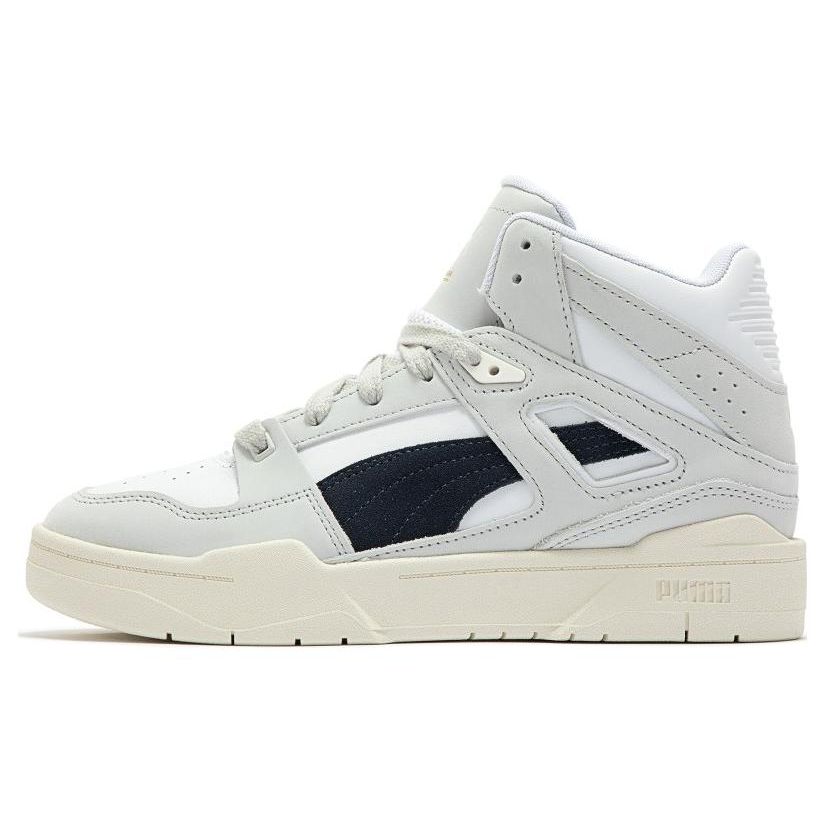 Puma Slipstream Invdr Mid Lux Comfortable Casual High-Top Sneakers Unisex Sneakers Off-White Gray 388641-02