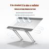 IKELAI Aluminum Laptop Dual Arm Desk Clamp Stand