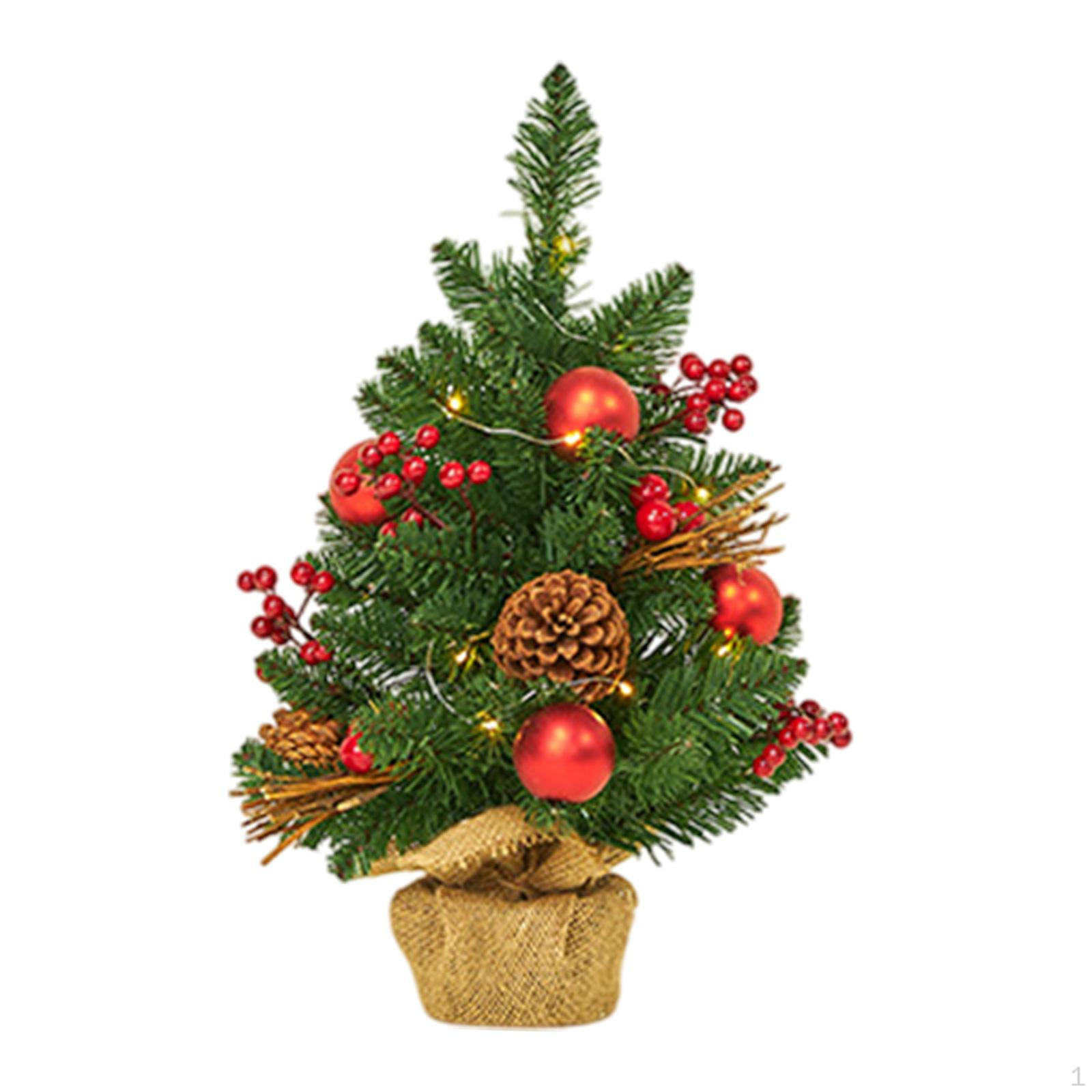 

Искусственная новогодняя елка с подсветкой, настольное уличное украшение 15cmx15cmx45cm