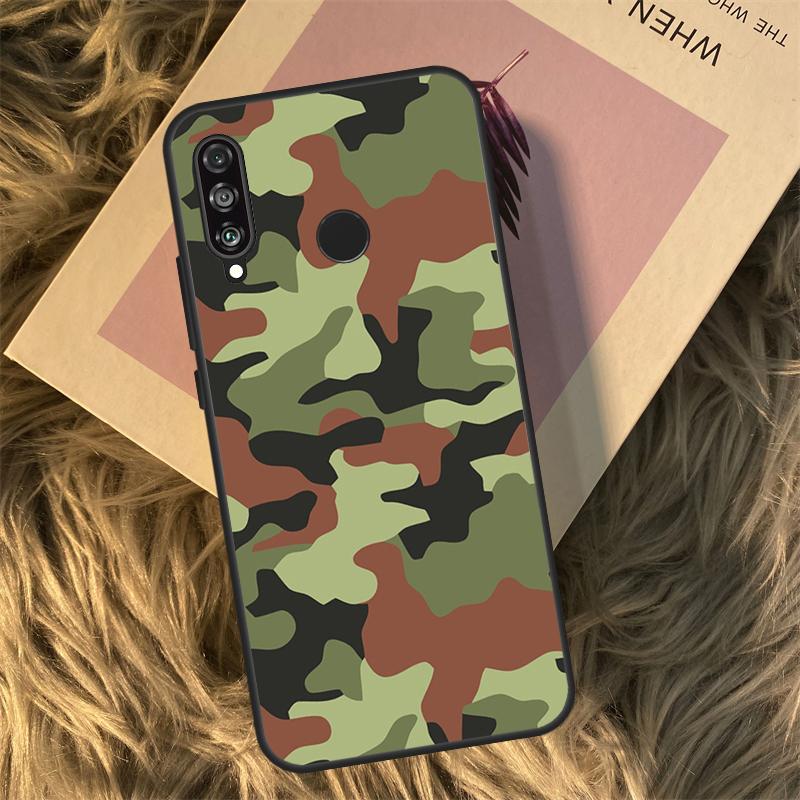 Military Army Camouflage Pattern For Huawei Nova 3i 7i 8i 11i 12i 9 10 SE Y60 Y61 Y70 Y72 Y73 Y90 Y91 P20 P30 P40 Lite Case