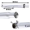Kanoan Inner Diameter American Trumpet for Universal Aftermarket 54cm Slip-on Muffler, 36-45mm, Style, Renessa, Estrella, W400, W650, W800, BOLT,