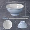 Melamine Noodle Restaurant Bowl - High-Footed, Imitation Porcelain for Wonton, Soup, Beef Rice Noodles, Mala Tang