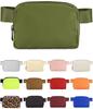 Unisex Waterproof Mini Belt Bag, Adjustable Waistband, Small Fanny Pack, Crossbody Sports Waist Pack