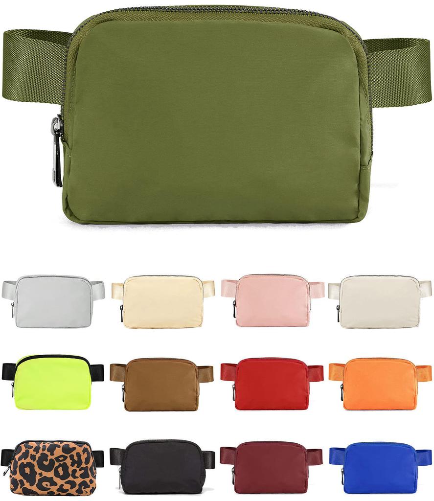 Unisex Waterproof Mini Belt Bag, Adjustable Waistband, Small Fanny Pack, Crossbody Sports Waist Pack