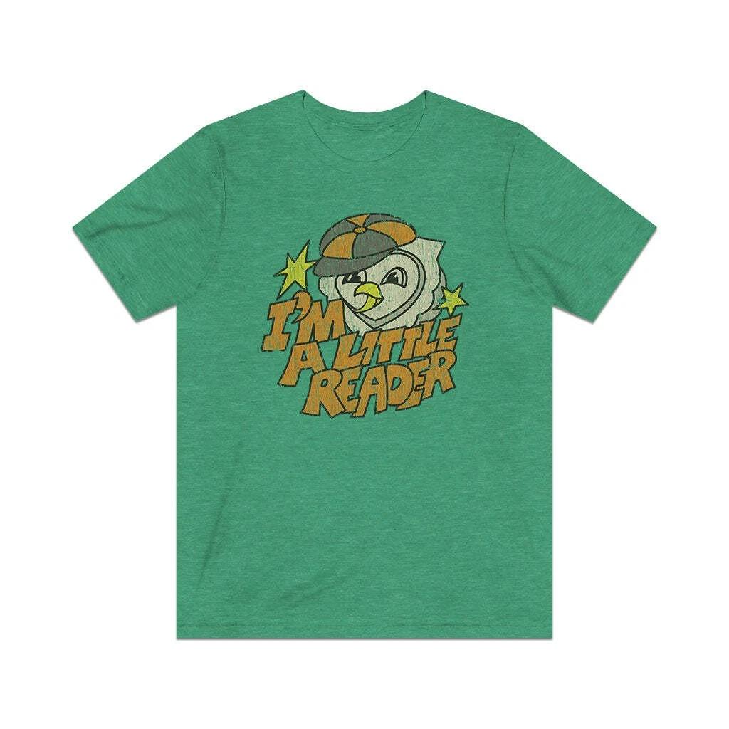 I m a Little Reader Owl 1982 Vintage Men s T shirt 2XL