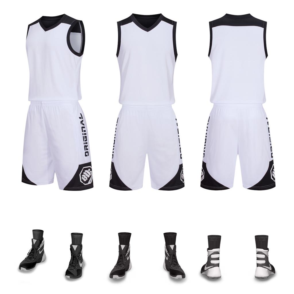 Quick-drying basketball jersey set Student personalized jersey Adult children's game training sports vest DIY printing number