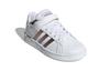adidas Neo GRAND COURT Low Top Kids' Skateboarding Shoes White Gold Children Aged 3 7 Years Old EF0107