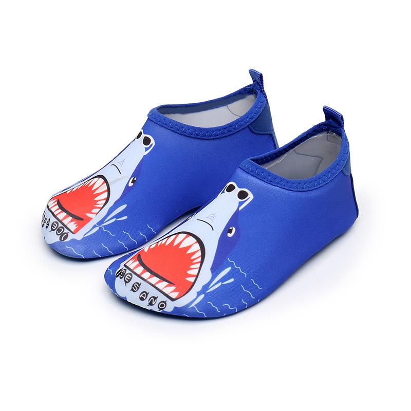 Kinderen Jongens en Meisjes Waterschoenen Patroondruk Sneldrogend Antislip Ademend Aqua Sokken Peuter Kinderen Zwemwaterschoenen voor Strand Zwembad