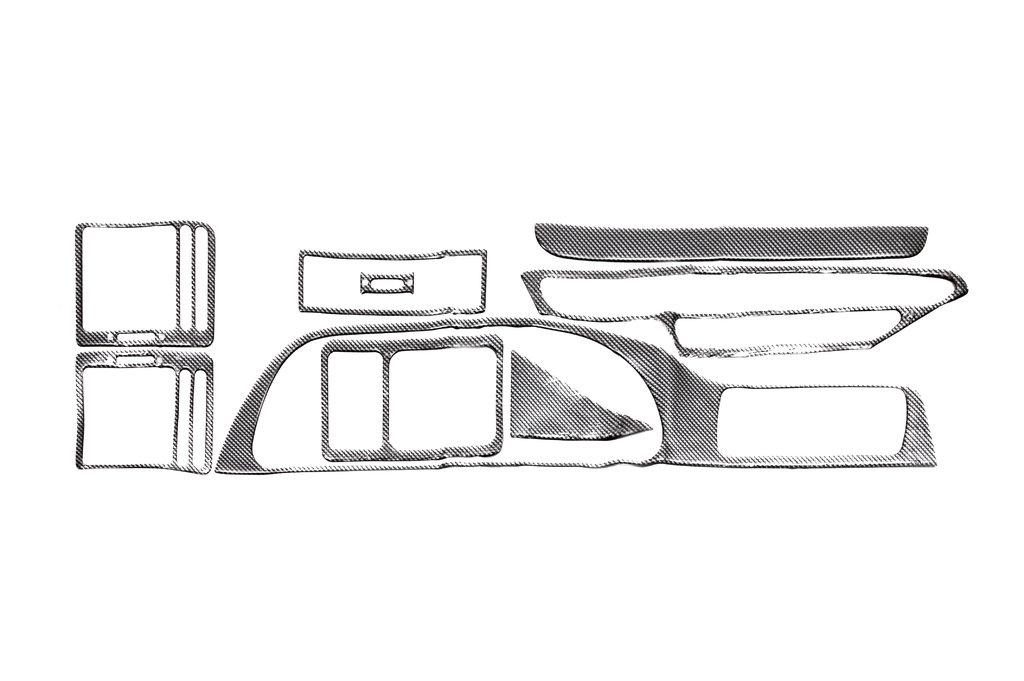 Panel Overlays (Meric) Carbon for Citroen Jumpy 1996-2007