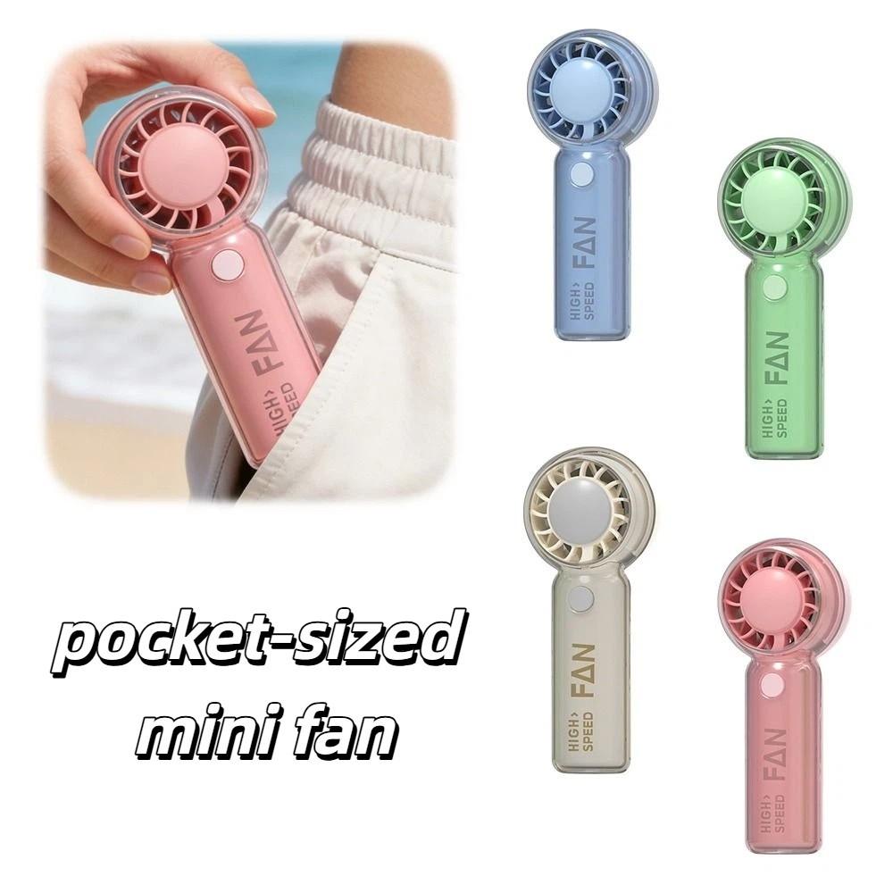 USB Rechargeable Mini Handheld Fan Powerful Wind Cooling and Ice Pack Fan Turbo Fan  Travel