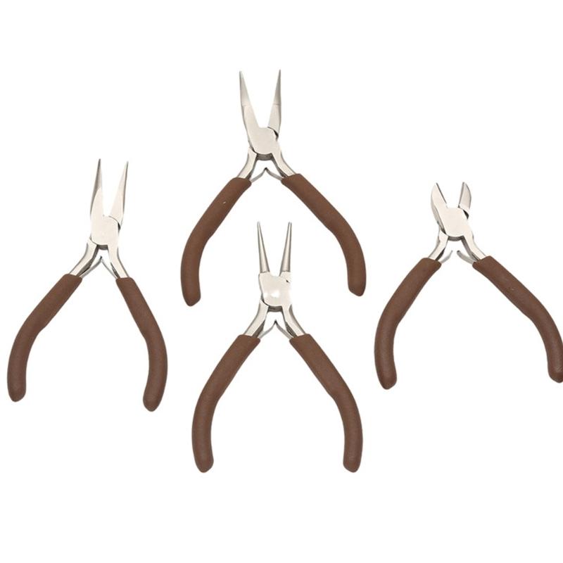 Jewelry Designers Pliers with Double Round Tip Configuration for Accurate Looping Forming and Wire Work