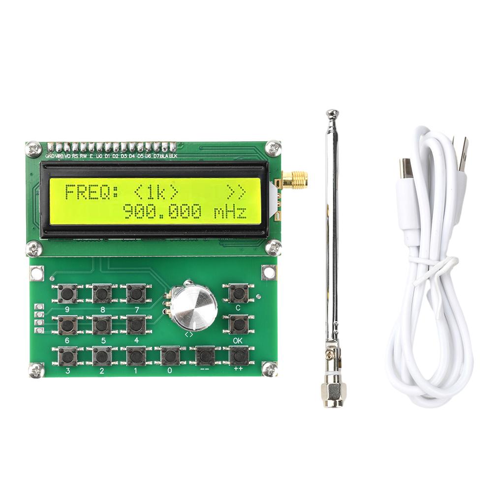 DC 4.5V-5.5V 35MHz-4400MHz RF Signal Generator with LCD Display Variable-Frequency Oscillator Signal Generator Module