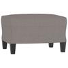 3 Piece Sofa Set Taupe Fabric