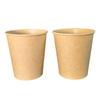 Disposable Kraft Paper Packaging Buckets with Aluminum Foil