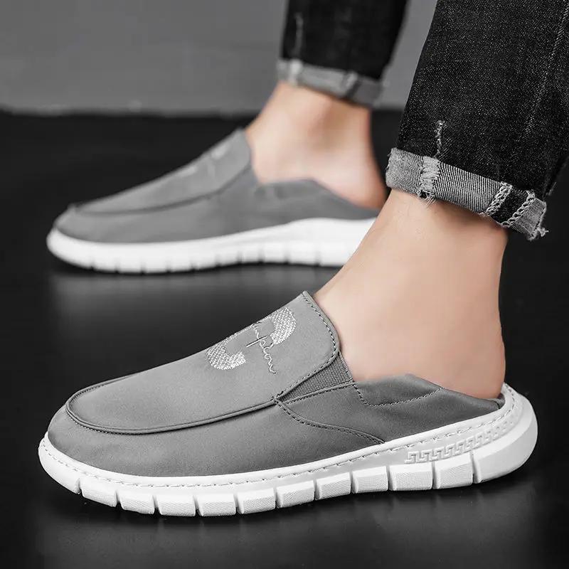 Fashion Vulcanize Shoes For Men Breathable Sneakers Man Canvas Comfortable Low Price Trends 2024 Cheap Clearance Korean Style Trend