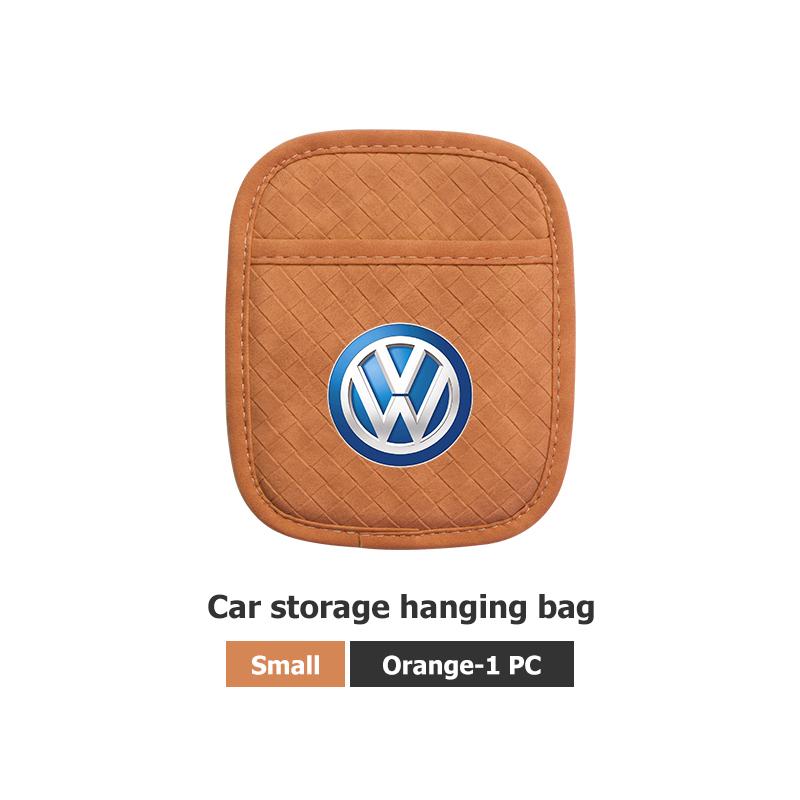 For Volkswagen VW Car Storage Hanging Bag Phone Key Card Pounch Pocket Passat Golf 4 5 6 Tiguan Polo Scirocco Jetta CC zg6