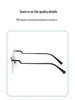 High-End Gold Rimless Glasses for Women: No Makeup Look, Creative Decoration, Internet Style