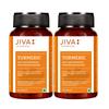 Jiva Turmeric Capsules 60x2 Pack for Immunity Support, Joint Health, Skin Wellness, Men & Women, Ayurvedic Herbal Supplement