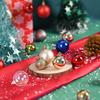 24pcs Christmas Tree Decoration 4cm Plastic Christmas Balls Sparkling Christmas Ball Xmas Tree Decoration Hanging Ornament