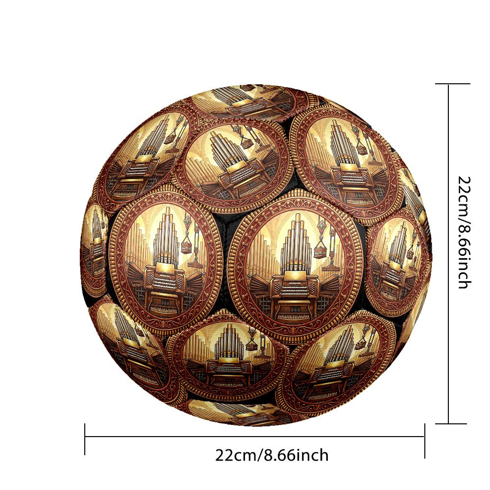 Golden Organ Symphony Round Football Size 5 Adult Ball Suitable for Training Matches and Outdoor Team.