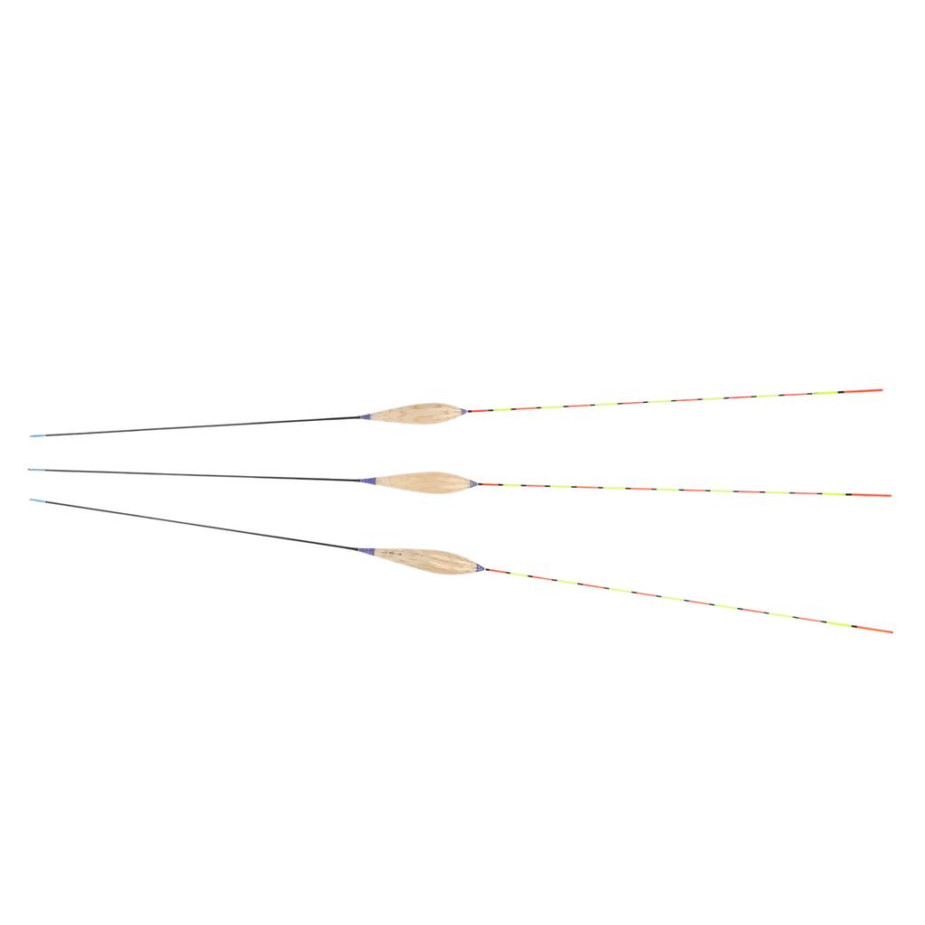 3pcs Fishing Floats Bobbers Fresh Water High Sensitivity Balsa Wood Bobbers Fishing Accessories