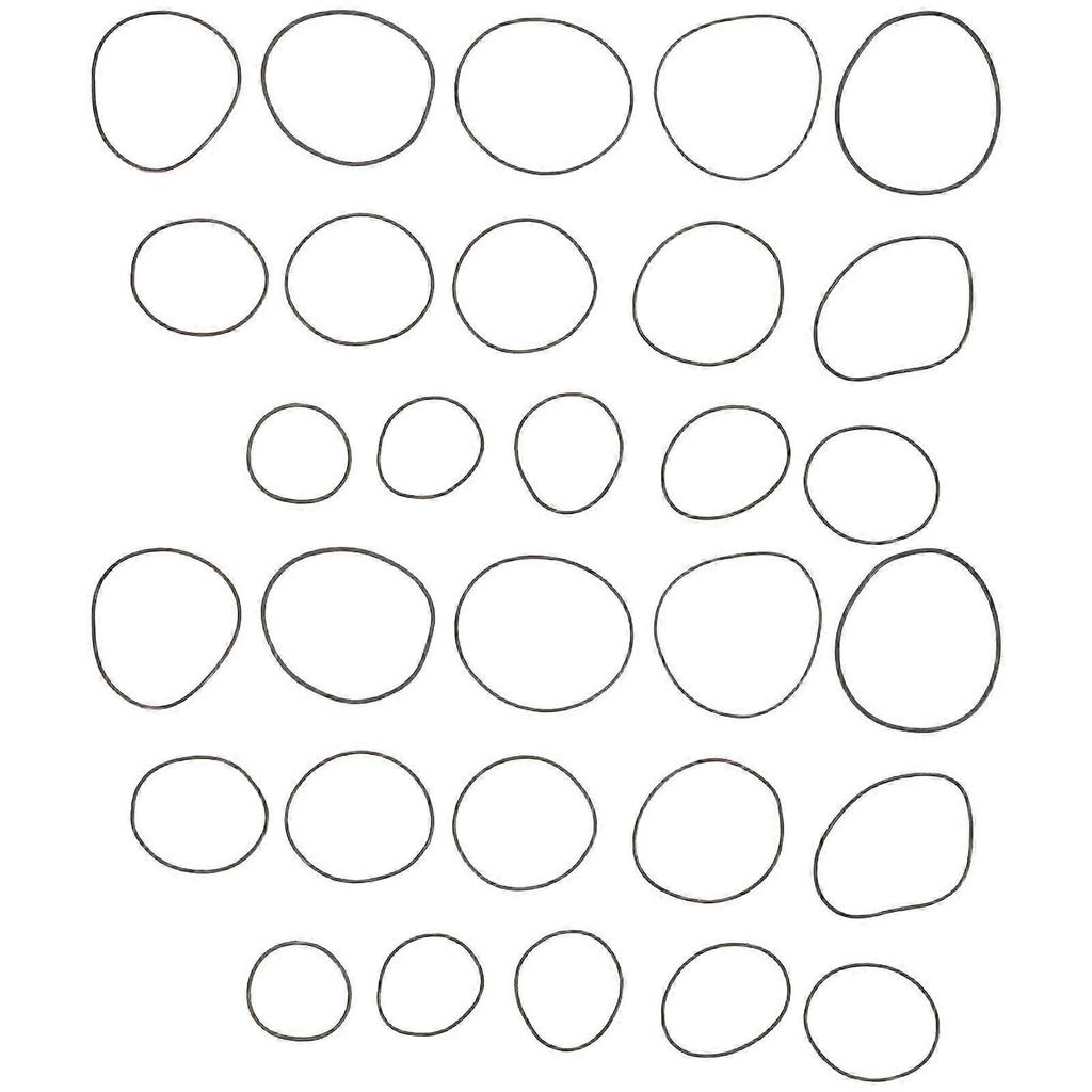 750pcs Watch Back Cover Waterproof Seal Gasket Kit  16mm-30mm O-Ring Rubber Sealing Rings Assortment 15 Sizes Replacement Parts For Watchmakers