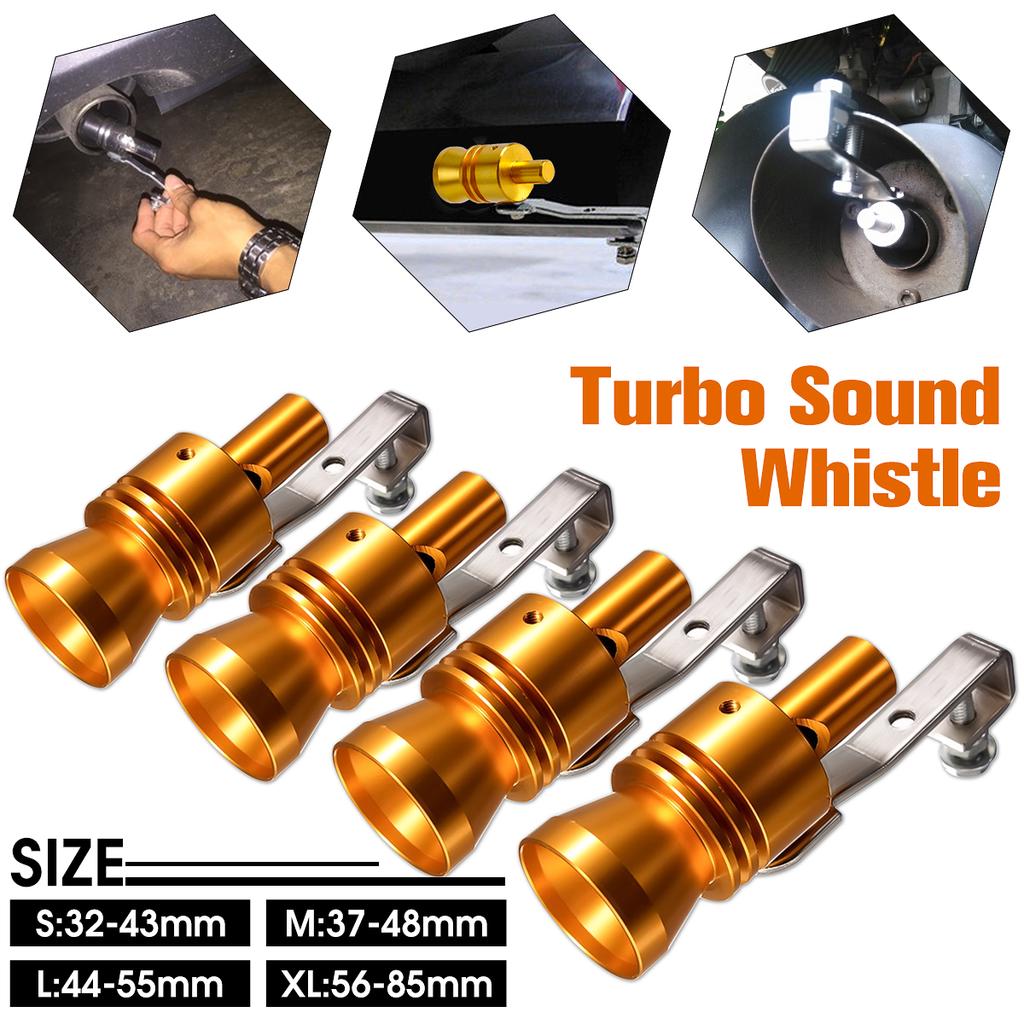 Car Turbo Sound Exhaust Muffler Pipe Blow Off Valve Simulator Whistler