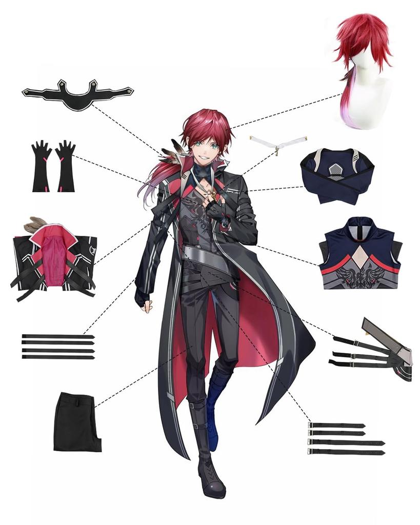 Lauren Iroas Cosplay Wig Included Virtual Liver VTuber Cosplay Costume Full Set Adult Costume Fancy Dress School Festival YouTuber Lauren Iroas