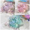 Colorful Transparent Soft Rubber Cat Paw Squeeze Toy - Large Size Decompression and Venting TPR Design
