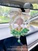Bubble Temp Bow Decoration: Handmade High-End Car Mirror Ornament Gift