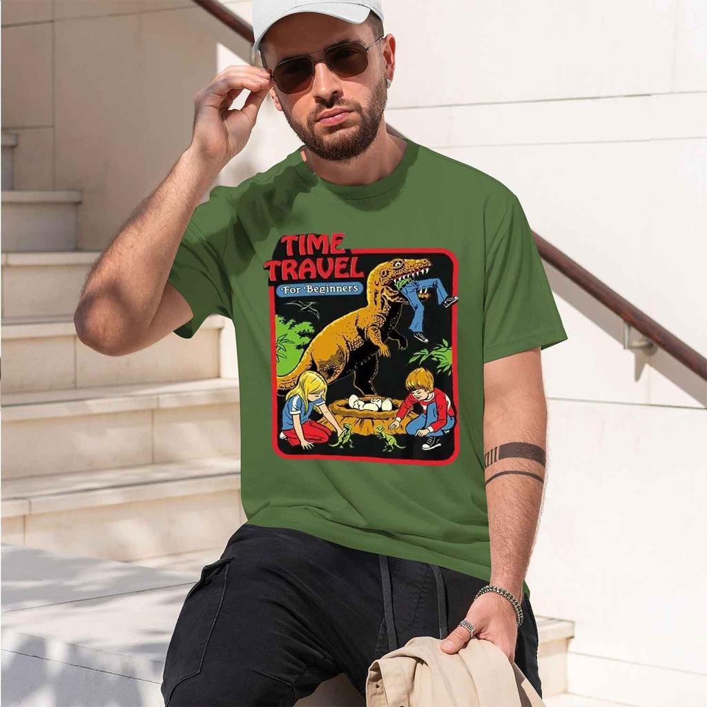 Time Travel For Beginners Graphic Print Tshirts Men Women Casual Tshirt D Gothic Streetwear Couples Tee Shirt 2026 New Model