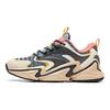 Anta Girlish Heart Cushioning Slip Resistant Abrasion Resistant Low Top Running Shoes Women's Beige Black Green 12918881-3