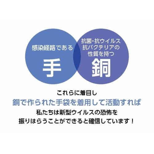 Studio N Copper Ion Antibacterial Gloves (Large) Protect your hands from viruses. Ideal for doorknobs, elevators, subway handrails, and bus handrails.