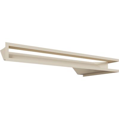 Lüftungsblende LUFT Ecke links 80x40x9 creme