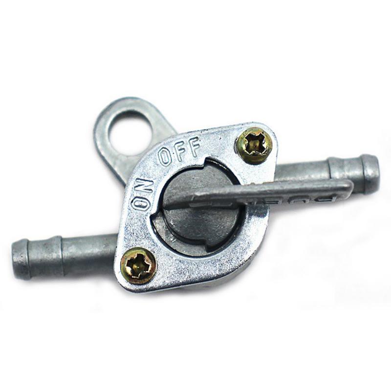 New Universal 6mm Inline Petcock Motorcycle/Quad/Lawnmover Petrol Fuel Tap Anti-aging Anti-corrosive Leak Proof Rubber Silver