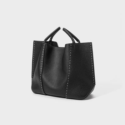 Tote Bag, Genuine Leather Women's Bag, Large-capacity Commuter Handbag, Large Bag, Single-shoulder Bag