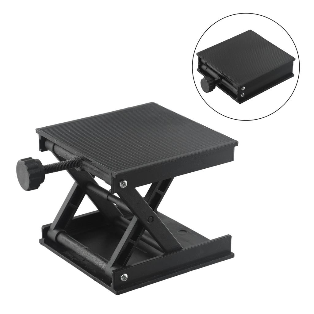 Support Base Circular Square Stand Level Lifting Platform Automatic Level Bracket Aluminum Alloy 360 Degree Rotating Stand