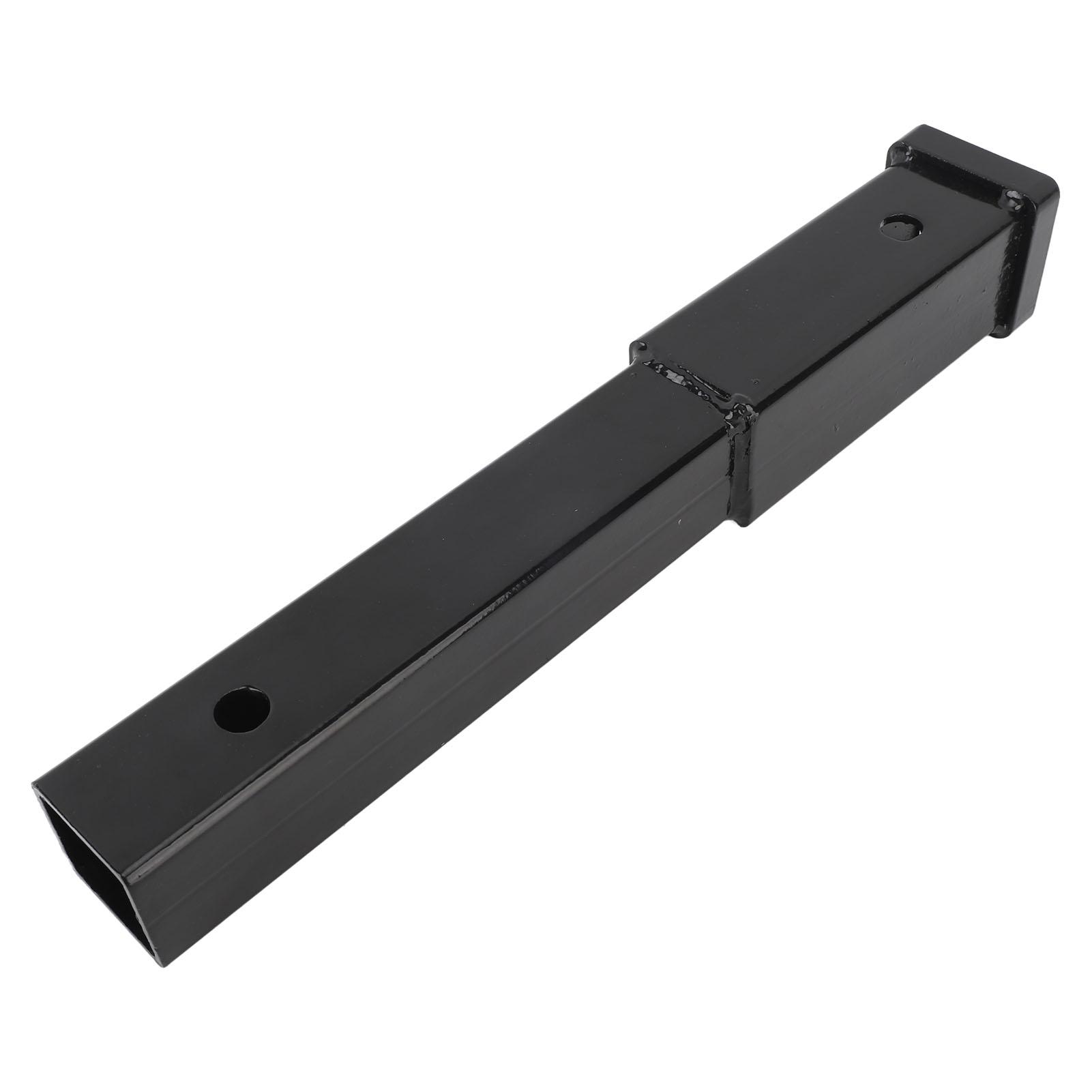 12 Inch Hitch Receiver Extender Black 5000 Lbs Towing Capacity Reliable Hitch Extension For 2 Inch Receiver Tube Tow