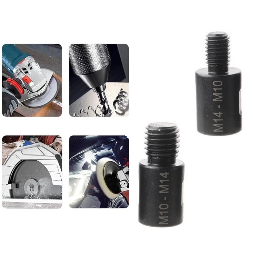 2pcs Steel Angle Grinder Thread Adapter Converter For M10 to Female and to For M10 Male Connectors for Polishing Use