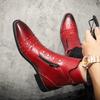 Fashion Men's Shoes New for High Quality Men Ankle Boots Male Classic Pointed Party Motorcycle Boots Chelsea Boots Winter Cowboy Boots