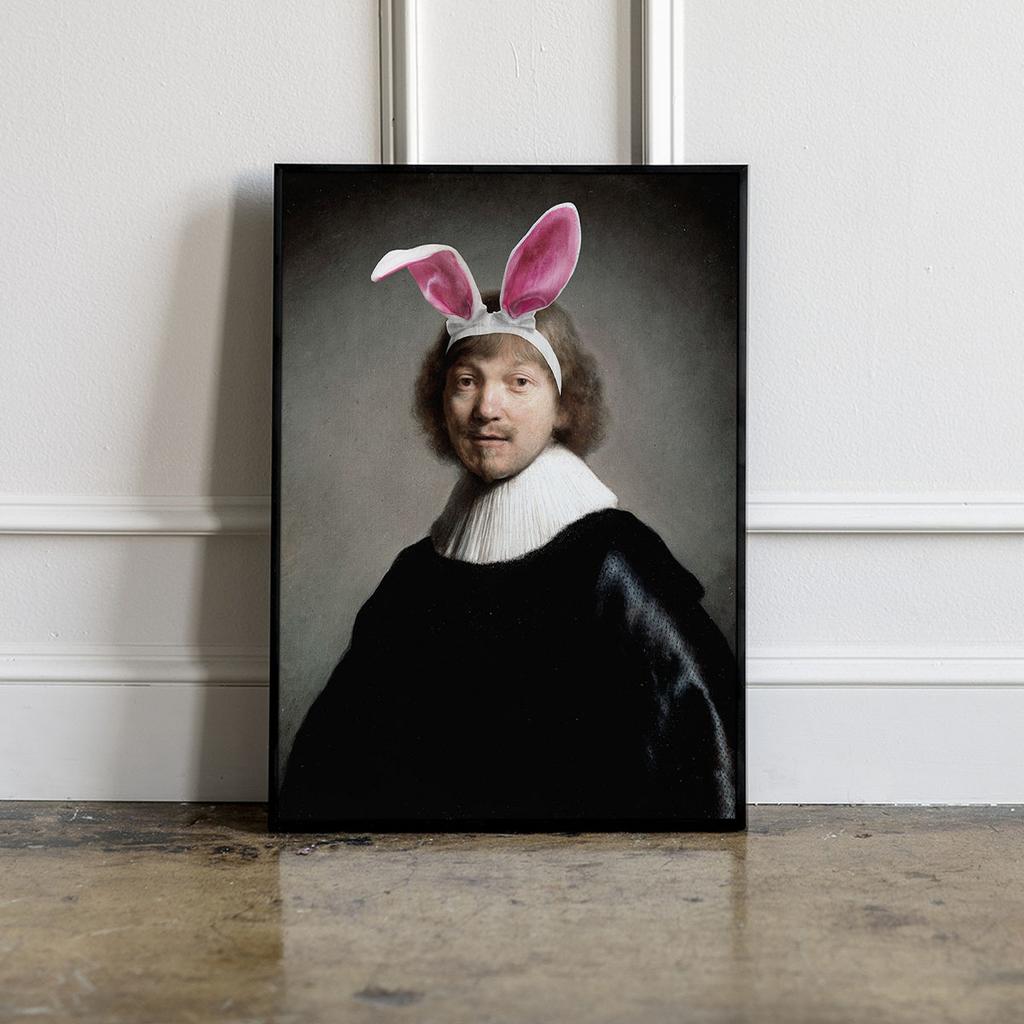 Poster Bunny Ears Rembrandt