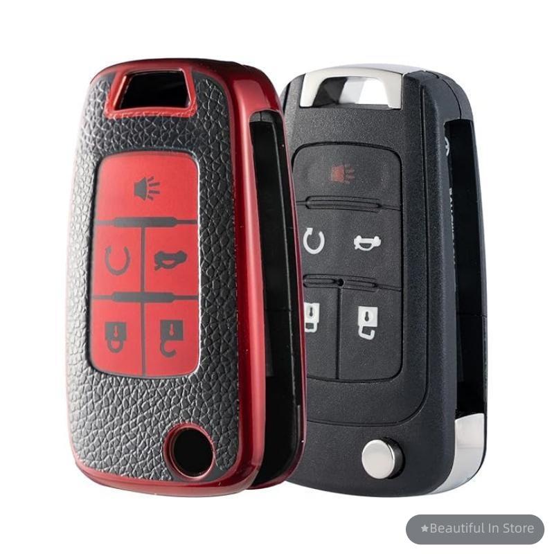 2pcs car key case covers For Chevrolet Equinox Volt Cruze Impala Camaro Garna Yakista AVEO GMC Terrain