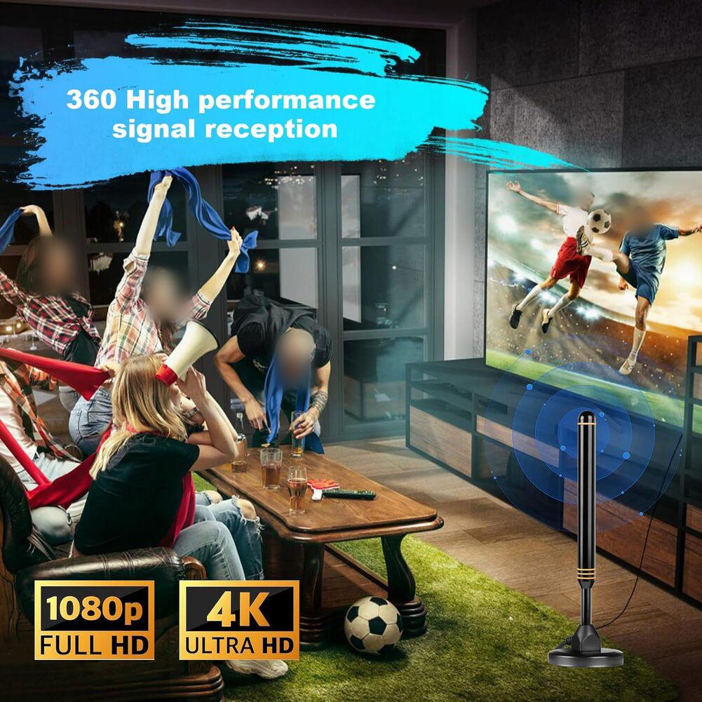 ABS Digital TV Antenna Indoor/Outdoor TV Antenna 1000 Miles Range 4K HD Signal Booster With 5M Cable TV Tools Accessories