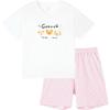 Girls' Cool Cotton Short Sleeve Pajama Set
